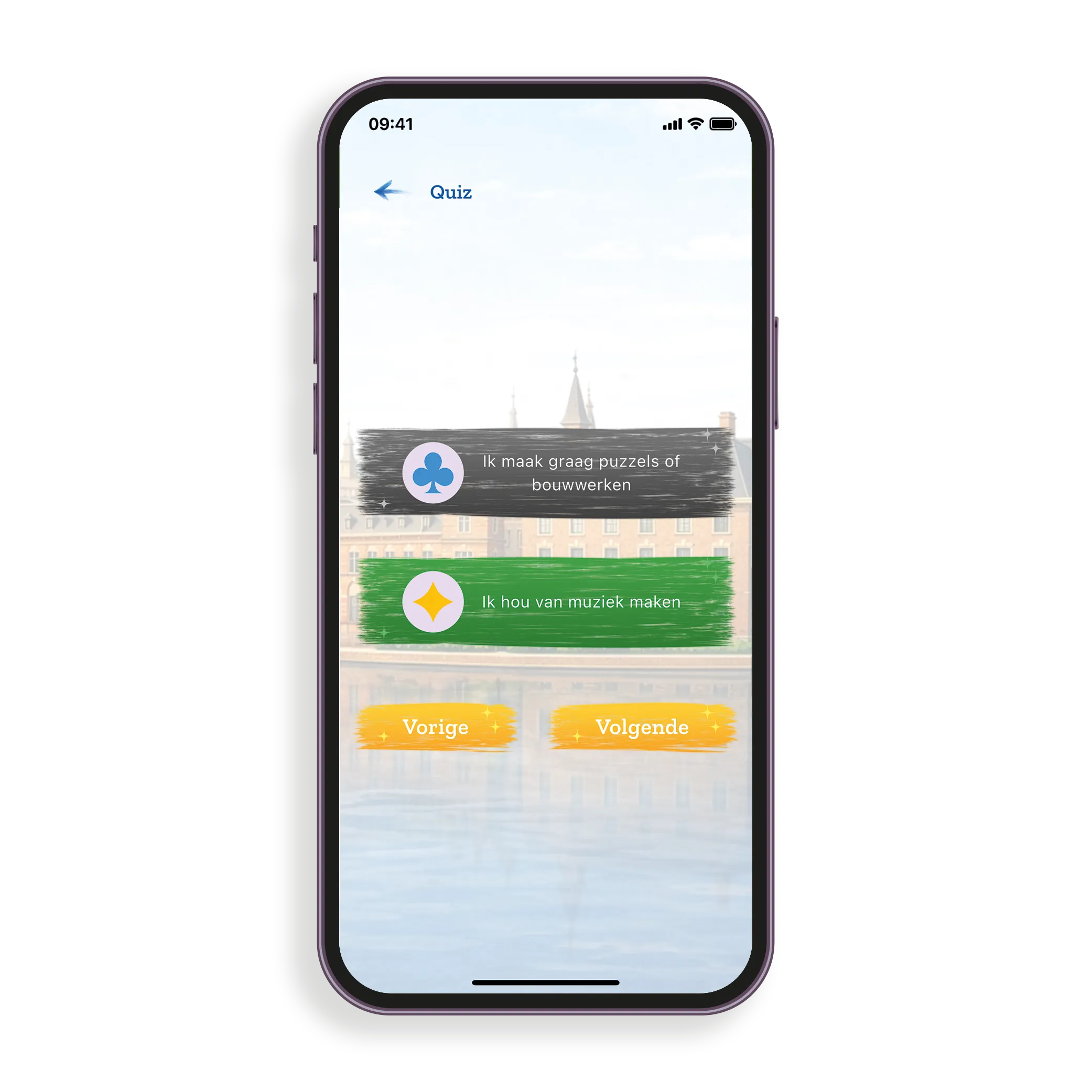 Nationale Kinderherdenking app: talentenquiz