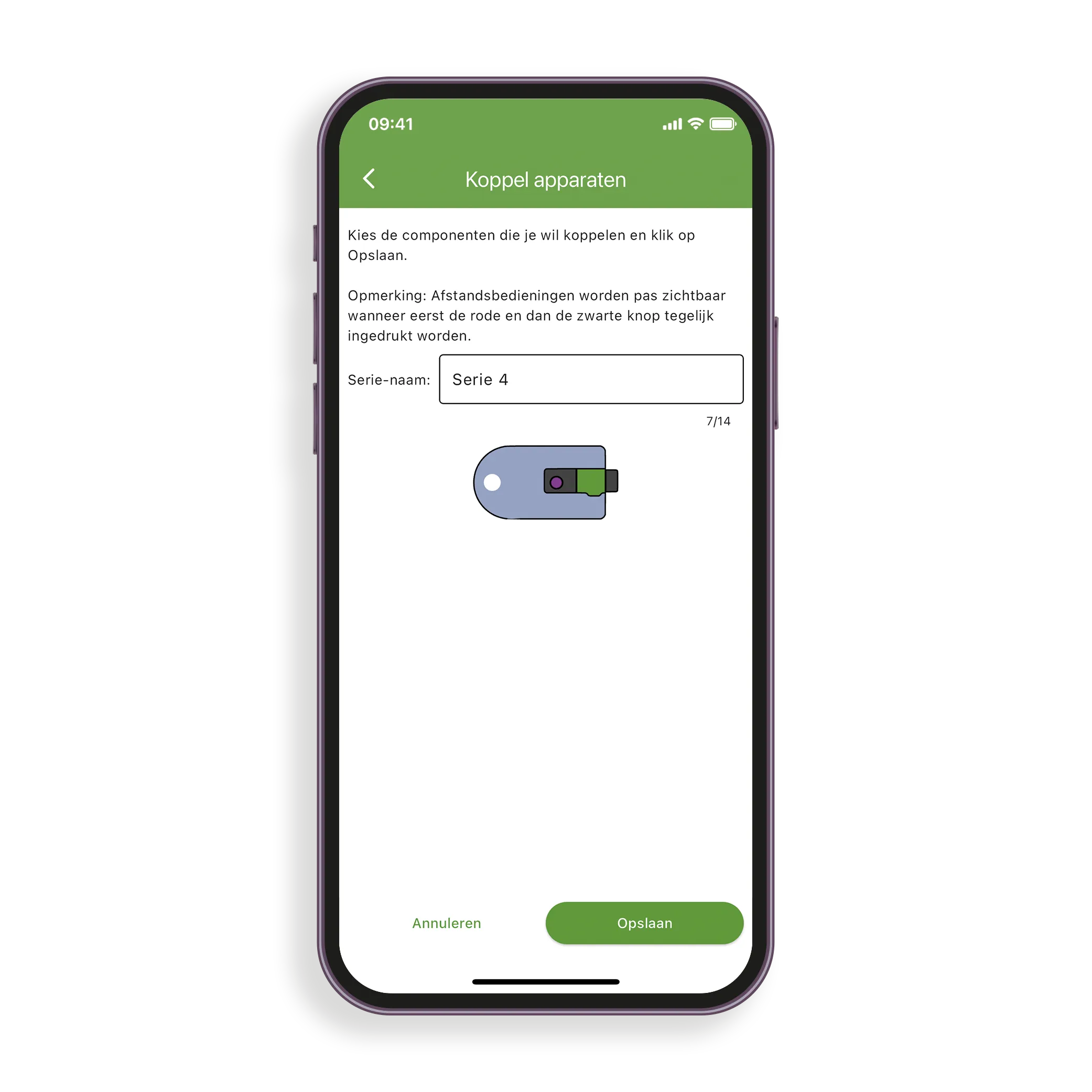 BlastGate SHUTR app — Bluetooth koppeling met de afsluiter